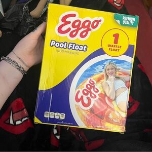 Eggo Waffle 5’ Pool Float: Novelty Water Float for Ages 14+